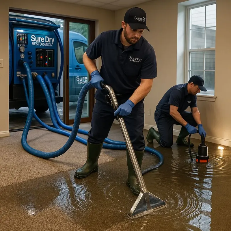Water Extraction and Removal process in Fort Bragg, NC